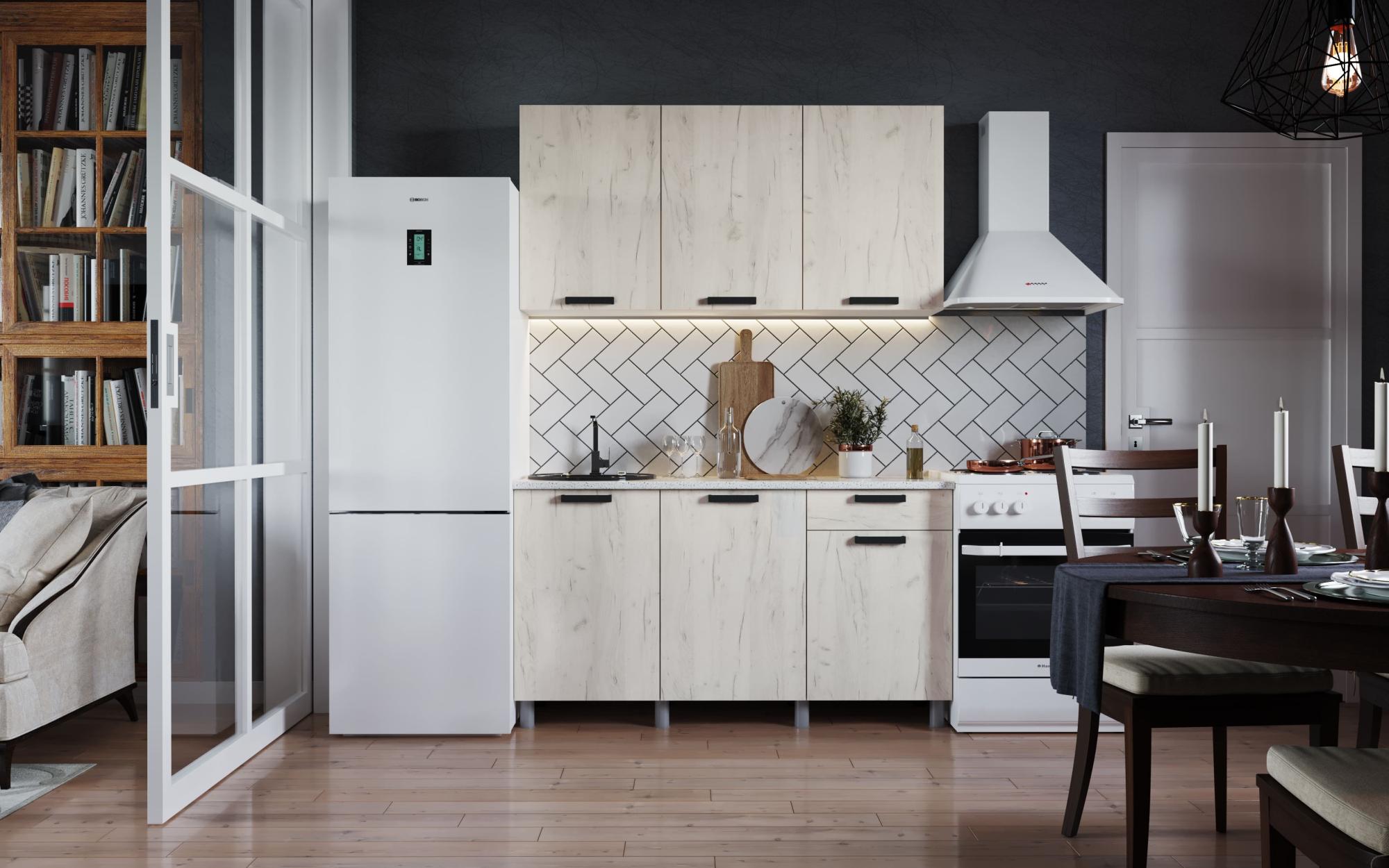 Диор 1,5м Крафт Белый (1) Диор 1,5м Крафт Белый (1)