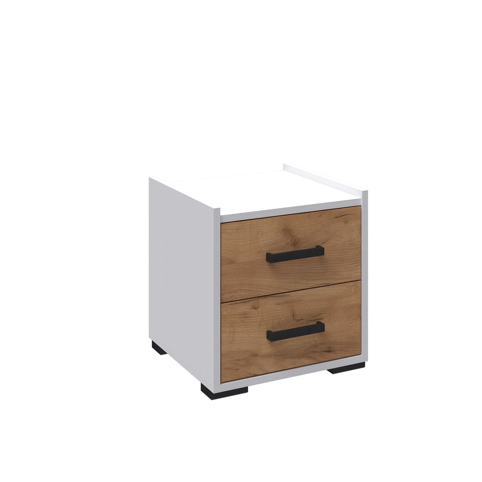 Тумба прикроватная Белый Дуб Крафт Золотой Тумба прикроватная Белый Дуб Крафт Золотой