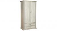 шкаф в прихожую, Шкаф для одежды Сохо 32.03 (бетон пайн белый/Masa Decor бетон пайн белый/ДВПО: белый)