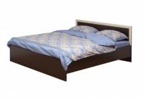 двуспальная кровать, Кровать двойная 21.53 Фриз (шир. 1600) NEW с откидным механизмом (венге/профиль дуб линдберг) Н