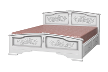 кровать, Кровать из массива Елена с выкатными ящиками 1600*2000
