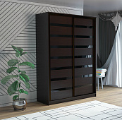 шкаф-купе, Шкаф-купе ПШ-2.9 1500 вставка МДФ/стекло