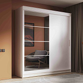 шкаф-купе, Шкаф-купе 2,0 м  ГРАНД 1  Зеркало/ЛДСП (К)