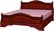кровать, Кровать из массива Карина-1 с выкатными ящиками 1600*2000