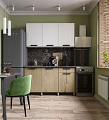 модульная кухня, Кухня Берн Готовое решение 1,5 м