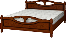 кровать, Кровать из массива Елена-4 1400*2000