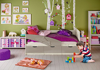 , Кровать Дельфин 1,8*0,8м