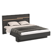 кровать, Кровать двойная 103.06  Рапсодия  (под ортопед 1Н) (ш.1600)