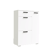 , ЛДСП Прихожая НИКА ТВ800 Тумба высокая Белый гладкий