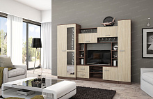 стенка, ЛДСП Гостиная МАРТА-11 Ясень Шимо