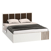 двуспальная кровать, Кровать 51.25 Либерти универсальная (ортопед 5Н или подъемник) (ш.1400)