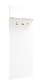 , ЛДСП Прихожая НИКА В500 Вешалка Белый гладкий