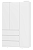 , Шкаф 3-х створчатый  Симпл  ШК-08