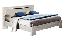 двуспальная кровать, Кровать двойная 33.09-01 Лючия (под ортопед 5Н) (ш.1400)