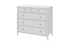 , МЭГГИ (ЛАК-БЕЛЫЙ) комод 5 ящиков