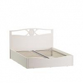 кровать без подъемного механизма, Неаполь Кровать 11.10 (Миндаль, Африканское Лапачо какао ZB 873-2 ПВХ)