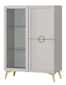 кровать без подъемного механизма, Шкаф-витрина  Эстетика  ШК-23