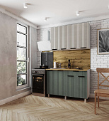 модульная кухня, Кухня Монти Готовое решение 1,2 м