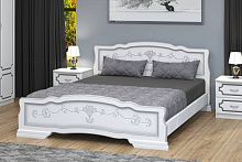 кровать без подъемного механизма, Кровать из массива Карина-6 1200*2000