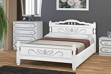 кровать, Кровать из массива Карина-5 с ящиками 900*2000