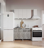 модульная кухня, Кухня Кито Готовое решение 1,2 м