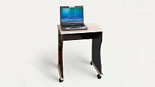 столик для ноутбука, Стол компьютерный  Костер - 1  КН.СК.20.01.00.00.00 (венге / ПВХ клен азия)
